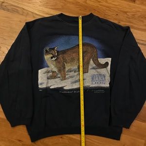 Vintage mountain lion CrewNeck